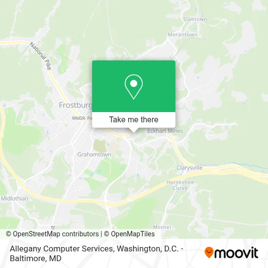 Allegany Computer Services map