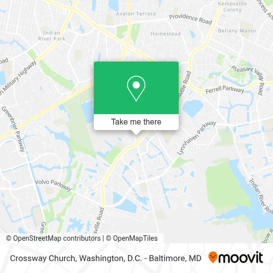 Crossway Church map