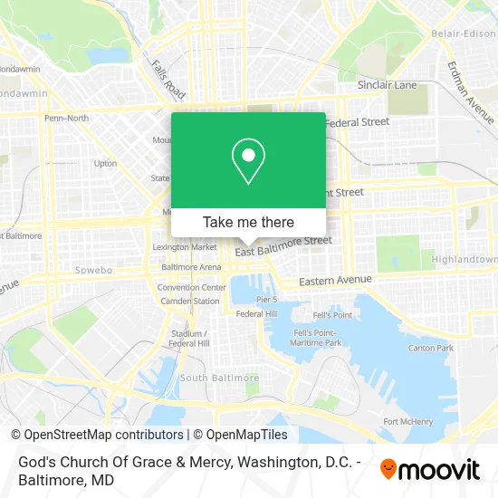 God's Church Of Grace & Mercy map