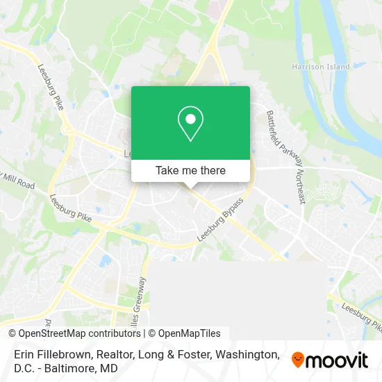 Erin Fillebrown, Realtor, Long & Foster map