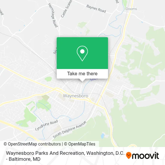 Waynesboro Parks And Recreation map
