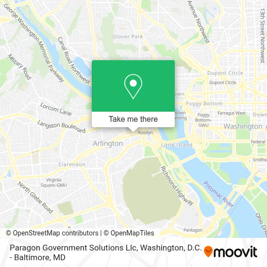 Paragon Government Solutions Llc map
