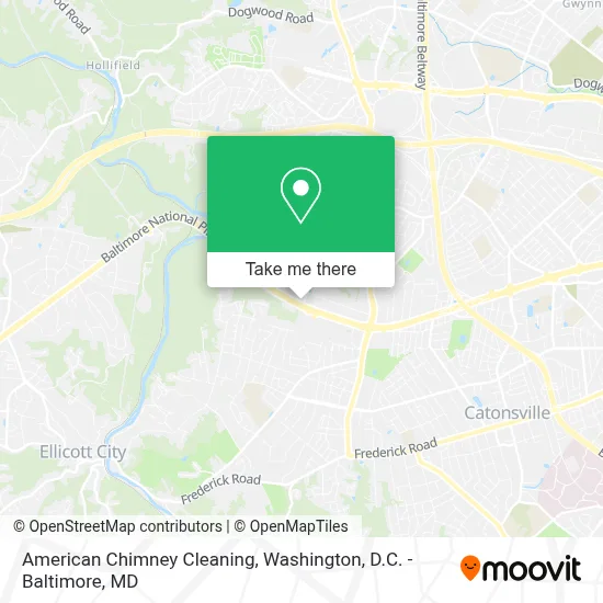 American Chimney Cleaning map