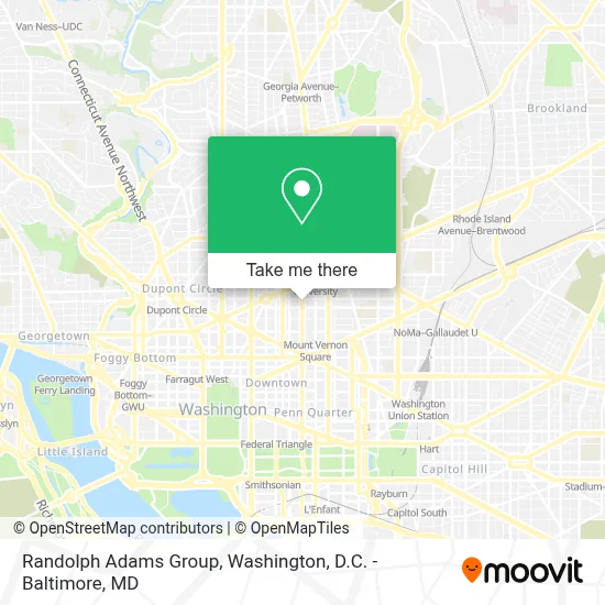 Randolph Adams Group map