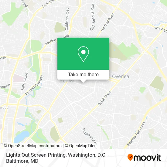 Lights Out Screen Printing map