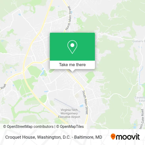 Croquet House map