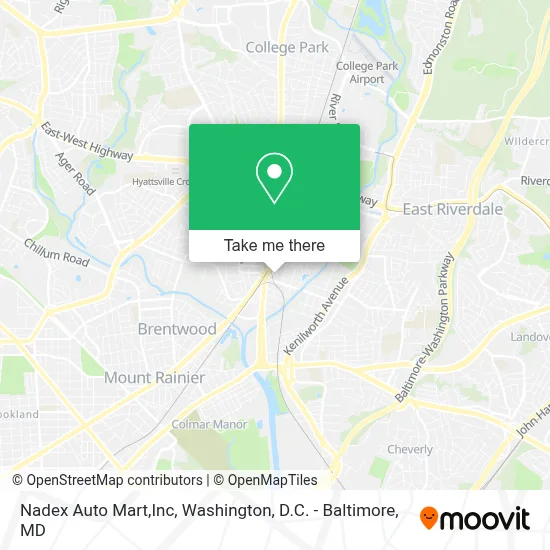 Nadex Auto Mart,Inc map