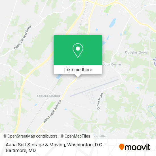 Aaaa Self Storage & Moving map