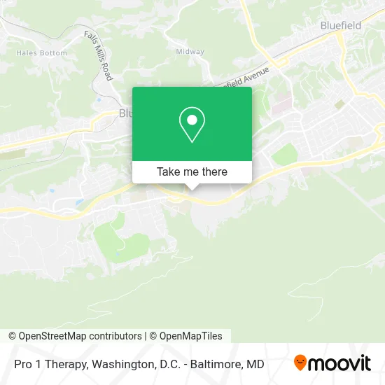 Pro 1 Therapy map