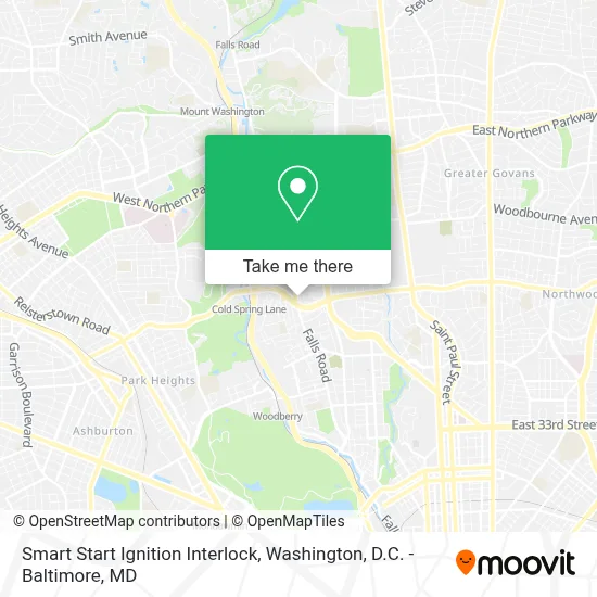 Smart Start Ignition Interlock map
