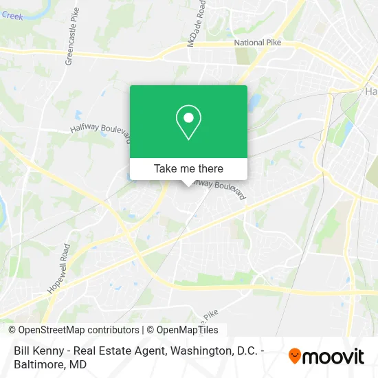Bill Kenny - Real Estate Agent map