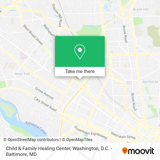 Child & Family Healing Center map
