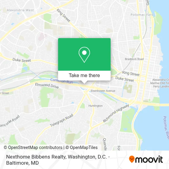 Nexthome Bibbens Realty map