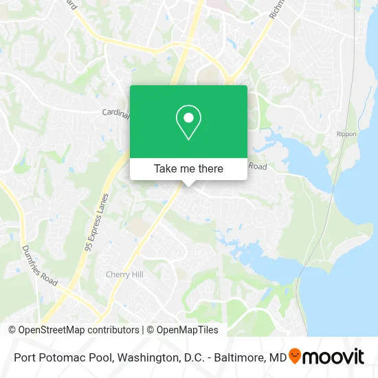 Port Potomac Pool map