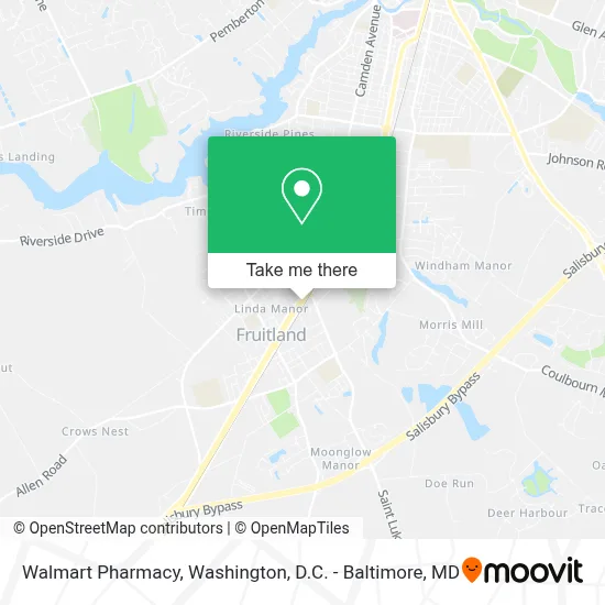 Walmart Pharmacy map