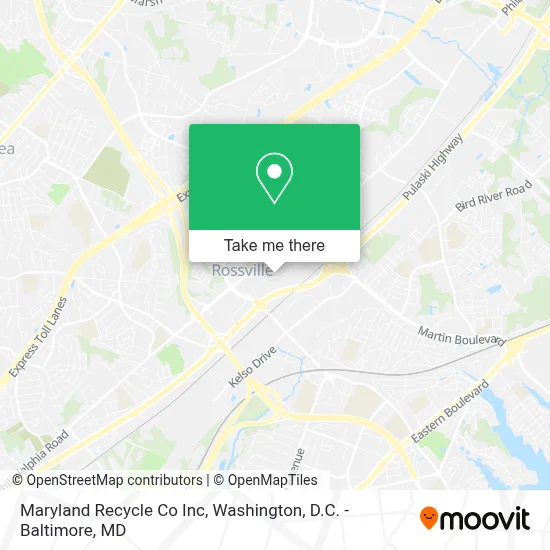 Maryland Recycle Co Inc map