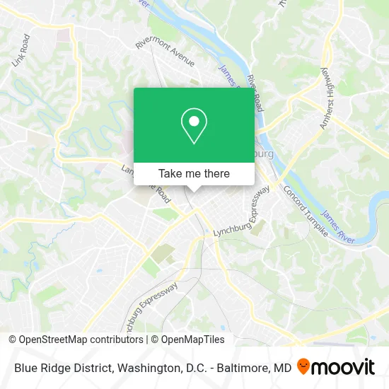 Blue Ridge District map