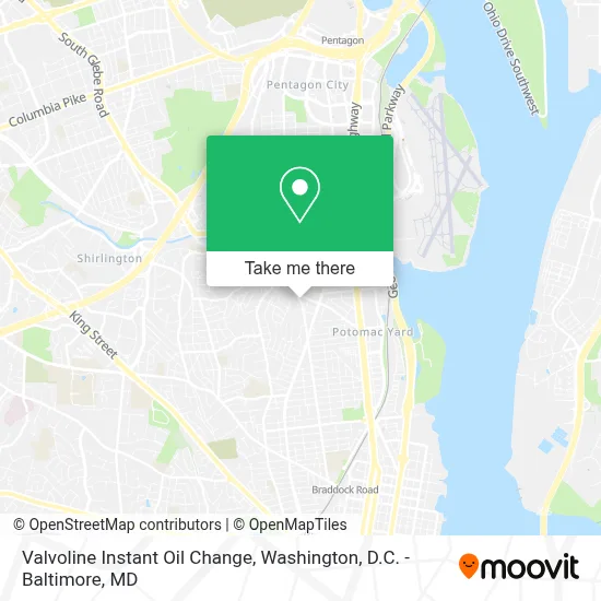 Valvoline Instant Oil Change map