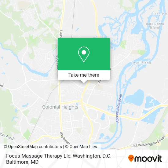 Focus Massage Therapy Llc map