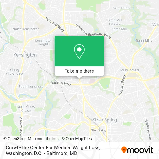 Cmwl - the Center For Medical Weight Loss map
