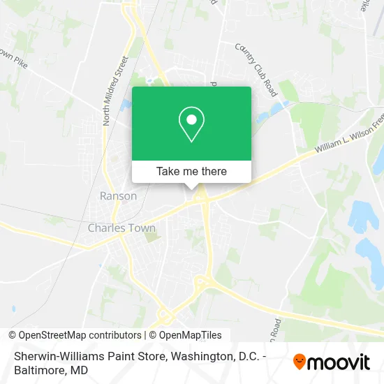 Sherwin-Williams Paint Store map