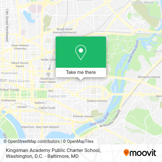 Kingsman Academy Public Charter School map