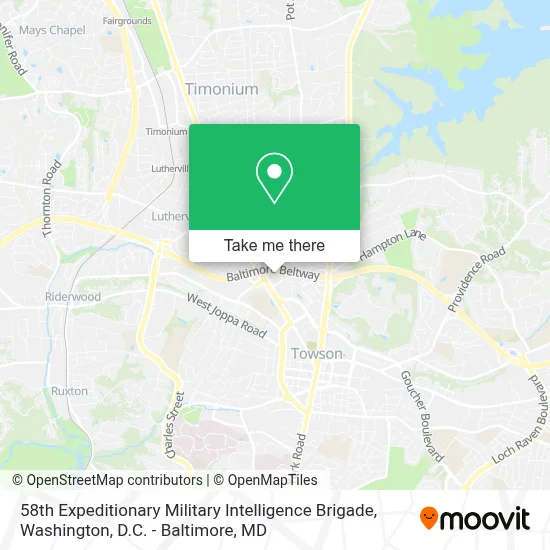 58th Expeditionary Military Intelligence Brigade map