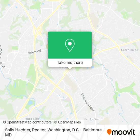 Sally Hechter, Realtor map