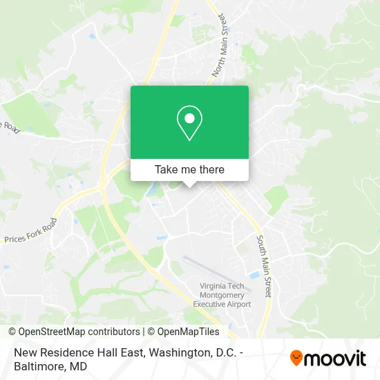 New Residence Hall East map