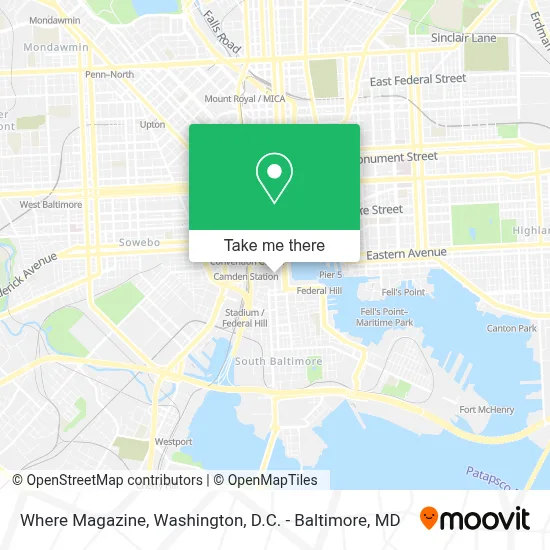 Where Magazine map