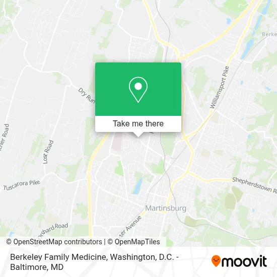 Berkeley Family Medicine map