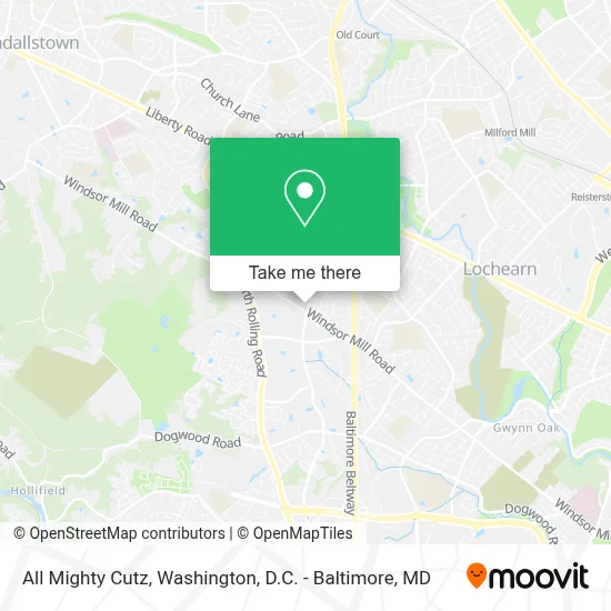 All Mighty Cutz map
