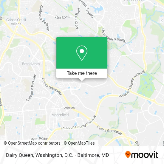 Dairy Queen map