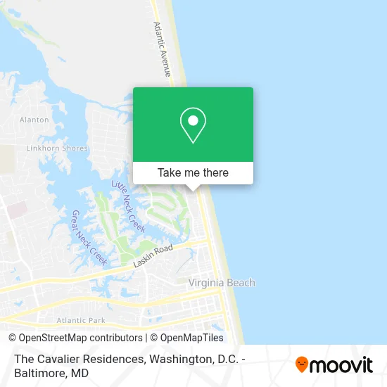 The Cavalier Residences map