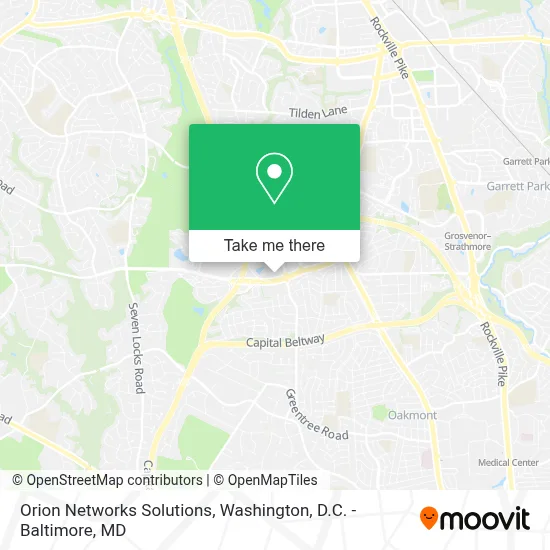 Orion Networks Solutions map