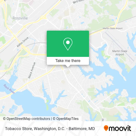 Tobacco Store map