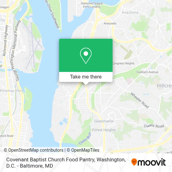 Covenant Baptist Church Food Pantry map