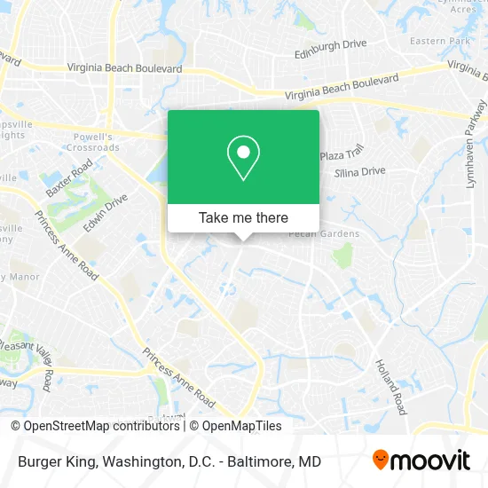 Burger King map