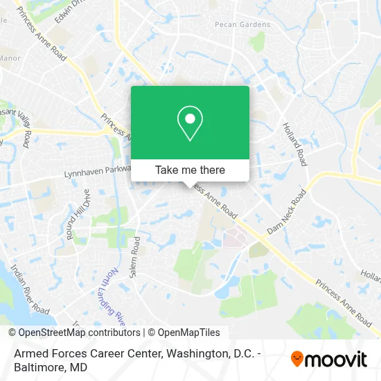 Armed Forces Career Center map