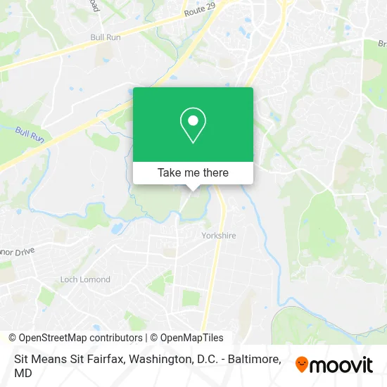 Sit Means Sit Fairfax map