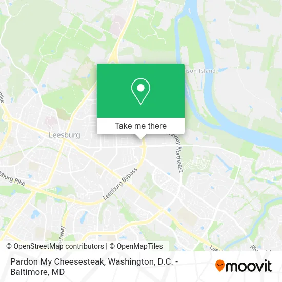 Pardon My Cheesesteak map