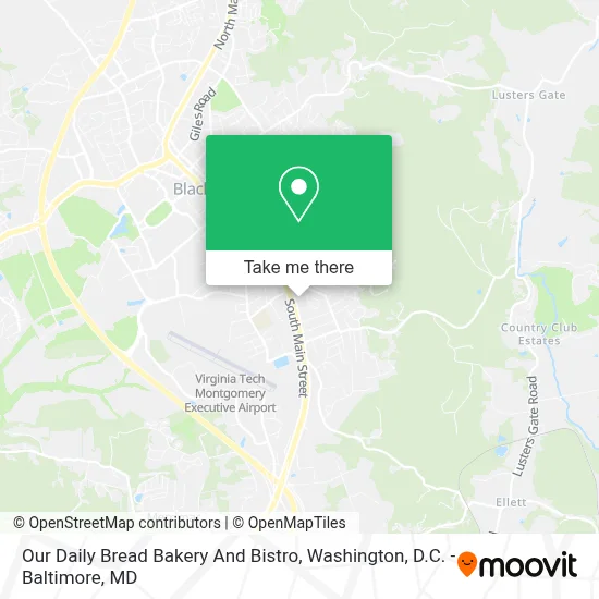 Our Daily Bread Bakery And Bistro map