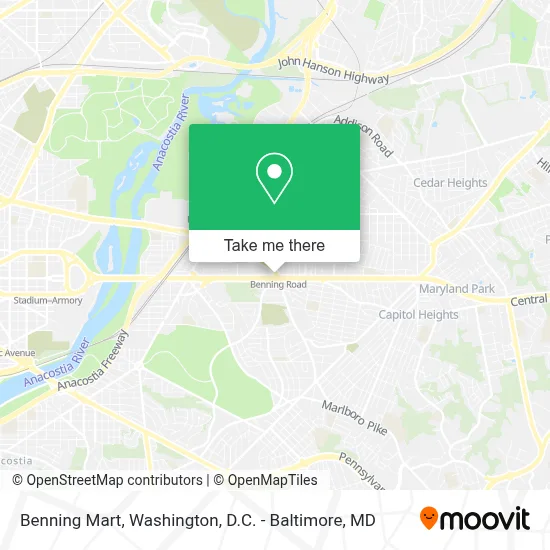 Benning Mart map