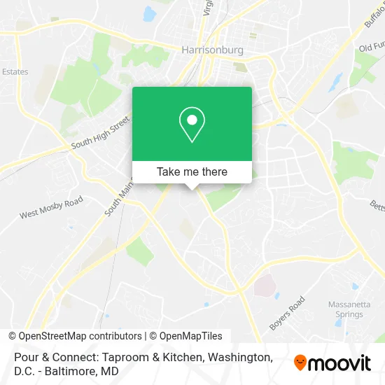 Pour & Connect: Taproom & Kitchen map