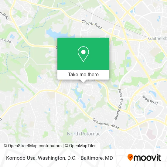 Komodo Usa map