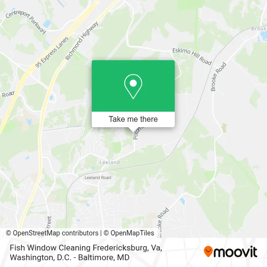 Fish Window Cleaning Fredericksburg, Va map