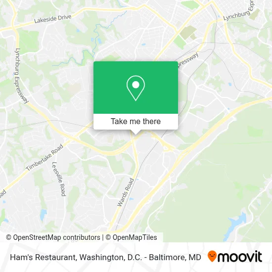 Ham's Restaurant map