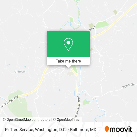 Pr Tree Service map