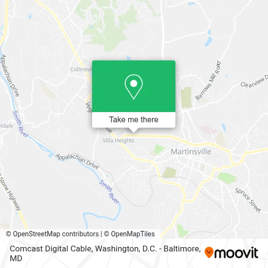 Comcast Digital Cable map