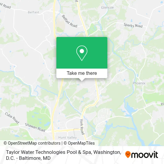 Taylor Water Technologies Pool & Spa map